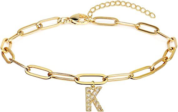 Women's Fashion 'Name Initial Letter' Bracelet