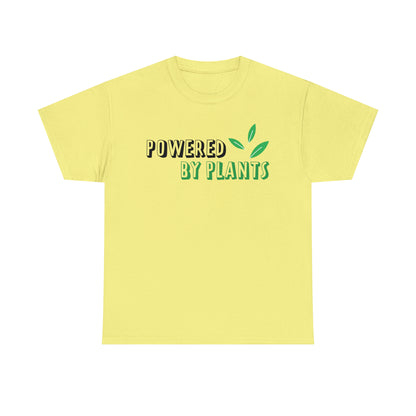 Powered By Plants Vegan T-Shirt Inspirational Unisex