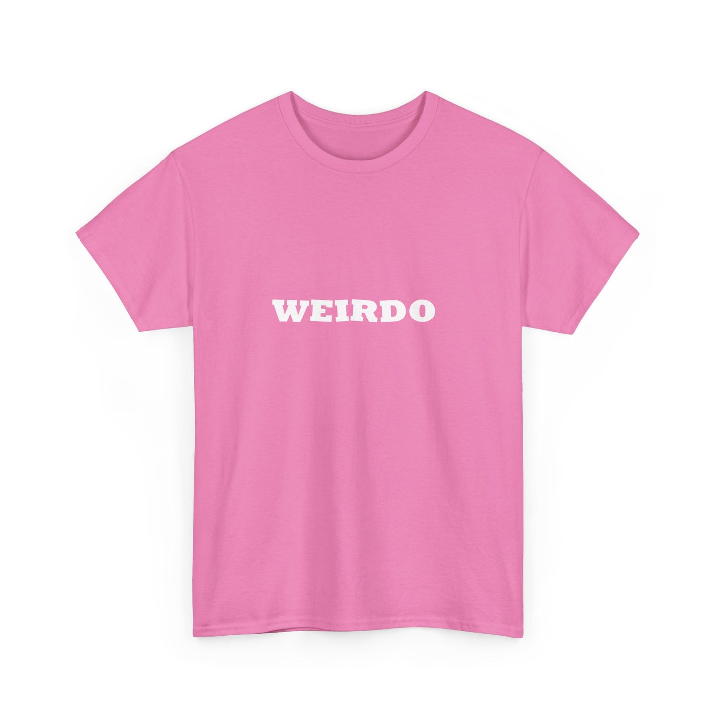 Weirdo Heavy Cotton T-Shirt Unisex Tailles Hommes Femmes. Drôle. T-shirt excentrique