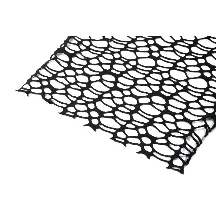 Dark in Love Darcy Black Distressed Net Women's Top