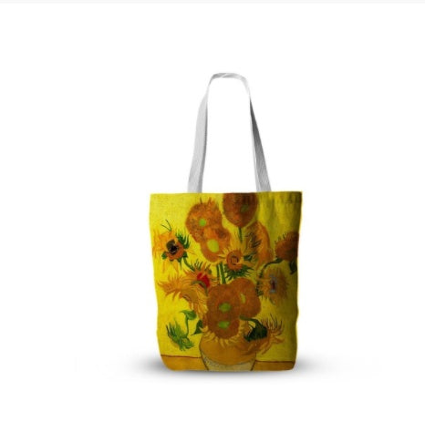 Van Gogh Art Print Impressionist Canvas Tote Bag