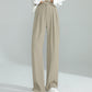 Vireous Women's Loose High Waist Wide Leg Pants