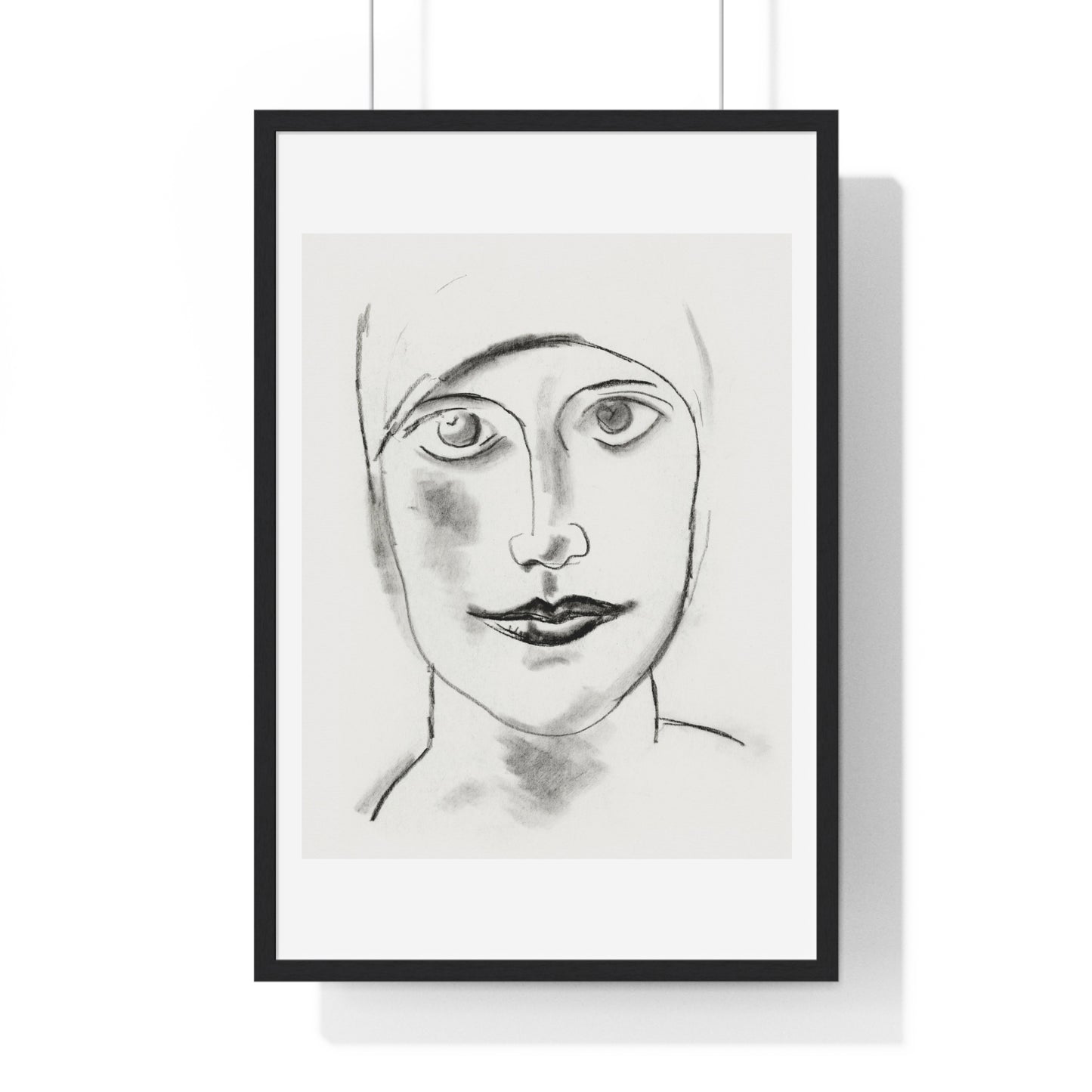 Woman's Head (circa 1927) by Leo Gestel, from the Original, Framed Art Print