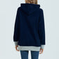 Women's Hoodie with Super-Size Front Travel Pocket, Multi Colours