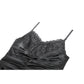 Dark in Love Gothic Satin Lace Tiered Dress