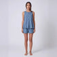 French-Style Casual Two-Piece Women's Summer Smock and Shorts Set