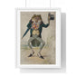 A Toad in Morning Dress, Holding an Umbrella and a Bunch of Flowers, by G Hope Tait (1900) from the Original, Framed Print