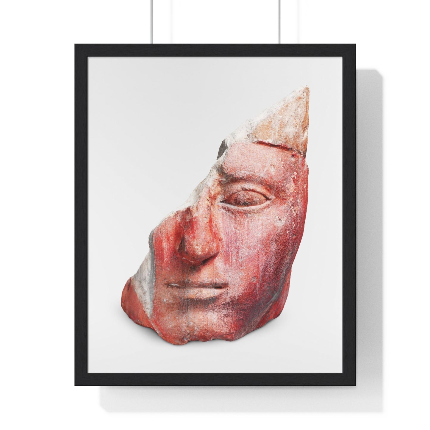 Head from a Statue of King Amenhotep I (1525–1504 BC) Framed Art Print