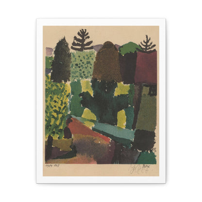 Park (1920) by Paul Klee, Canvas Art Print from the Original