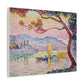 Antibes (1917) by Paul Signac Art Print on Satin Canvas, Stretched