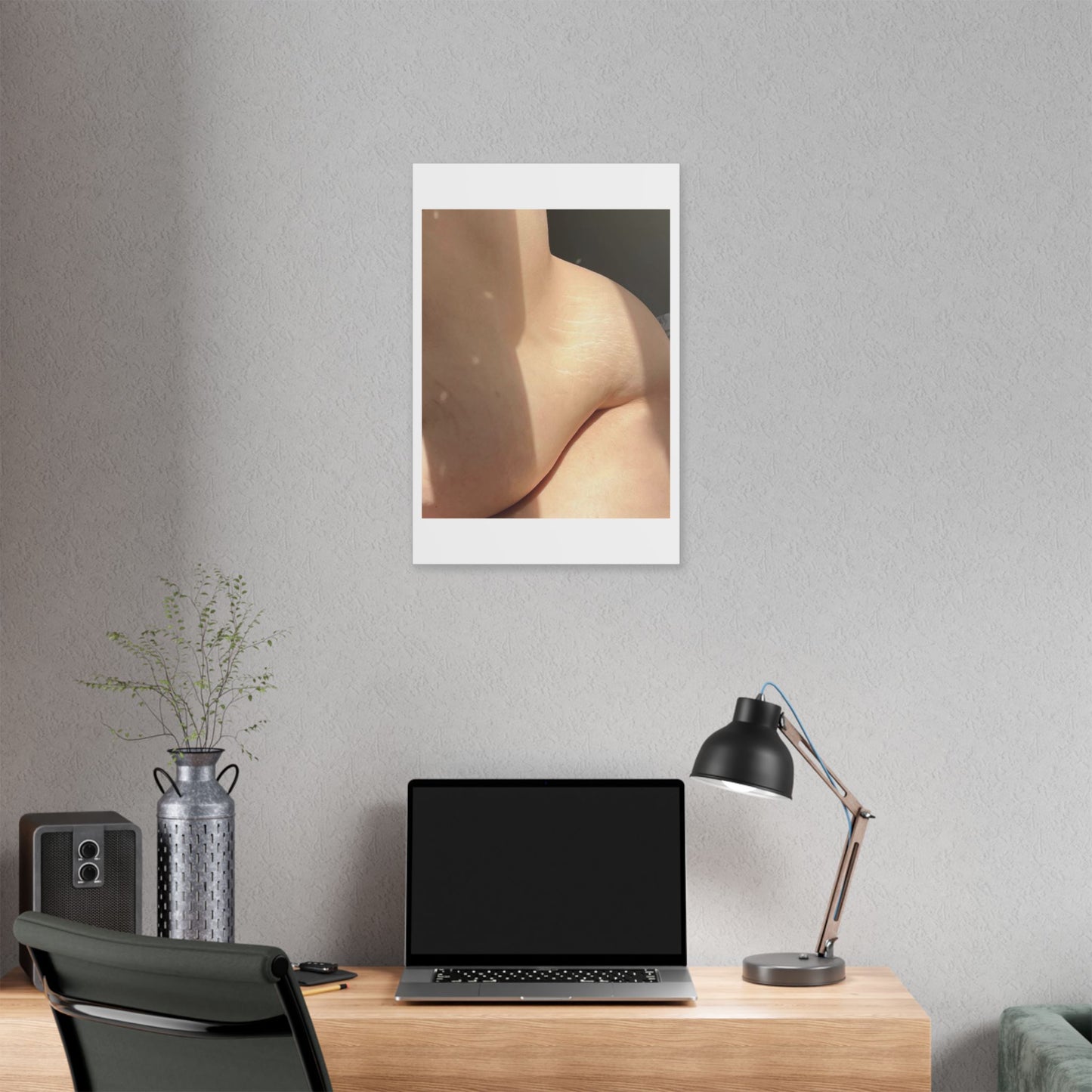 Rubenesque Female Nude 'Designed by AI' Canvas Art Print