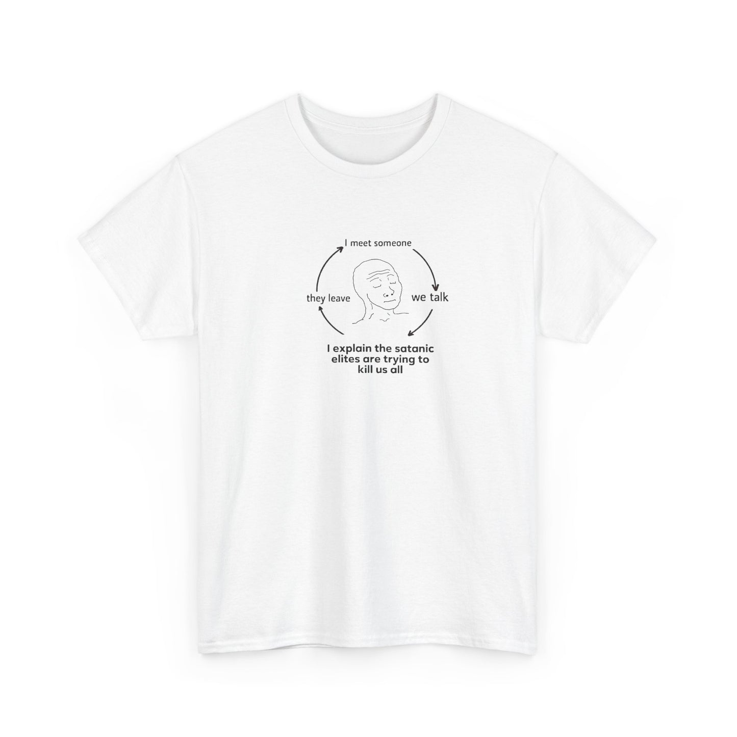 Satanic Elites, Global Conspiracy Funny T-Shirt