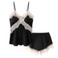 Silky Women's Strap Top and Shorts Two-Piece Set, Multicolours