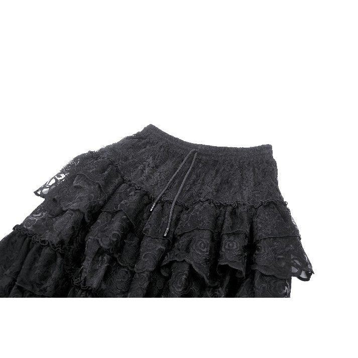Dark in Love Cressida Gothic Princess Layered Cake Skirt