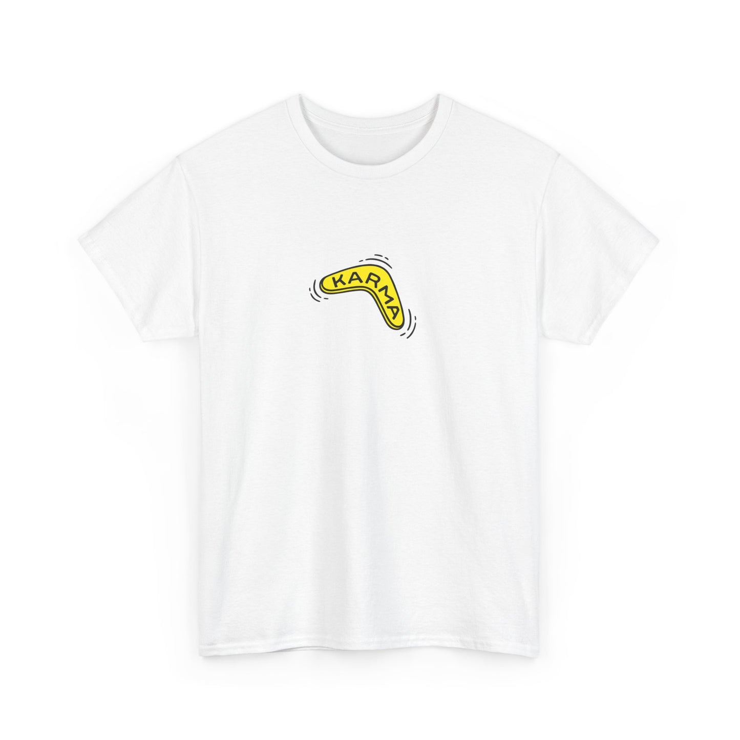 Karma Boomerang Design T-Shirt