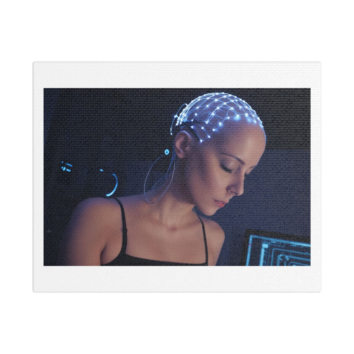 The Singularity, Photorealistic Art 'Designed by AI', Print on Canvas