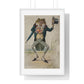 A Toad in Morning Dress, Holding an Umbrella and a Bunch of Flowers, by G Hope Tait (1900) from the Original, Framed Print
