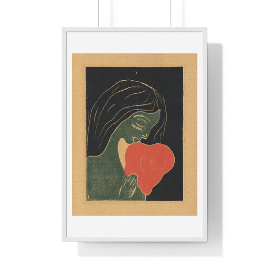 The Heart (1898–1899) by Edvard Munch, from the Original, Framed Print