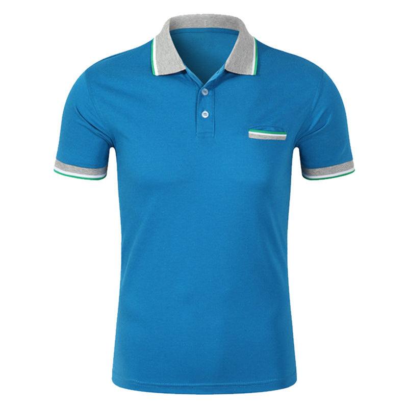 Unisex Fashion Lapel Polo Shirt, Candy Colours