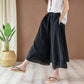 Women's Artistic Retro Comfortable 'Fairytale' Cropped Pants