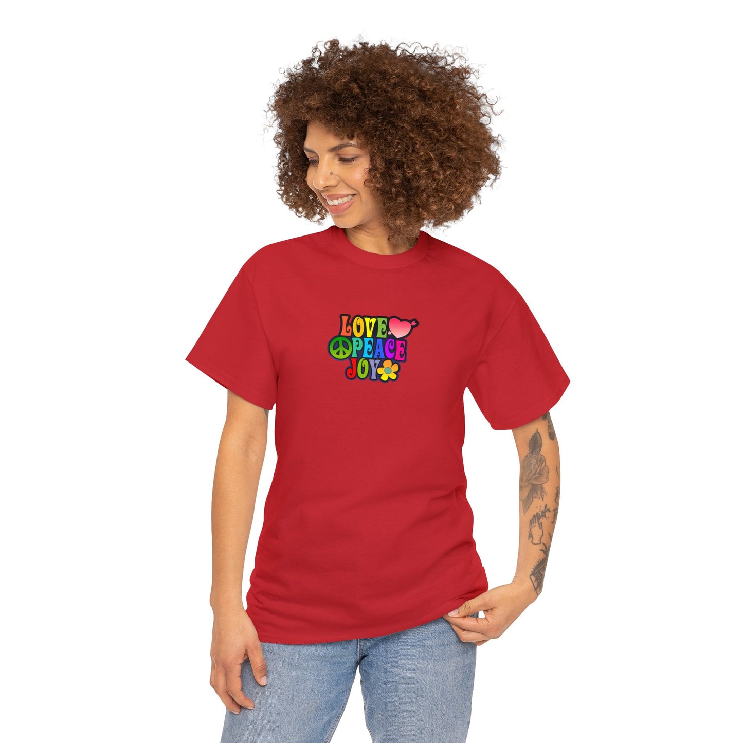 Love and Peace and Joy Psychedelic T-Shirt