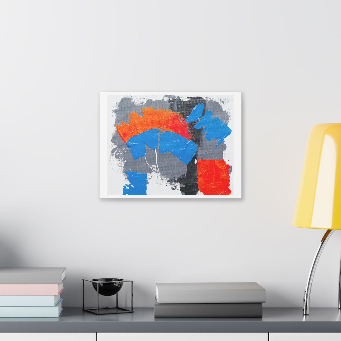Bold Abstract Palette Knife Painting II, Canvas Art Print