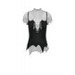 Dark in Love Dark Punk Mesh Chain Layered Top