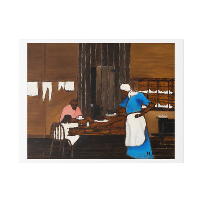 Supper Time by Horace Pippin (circa 1940), from the Original, Canvas Art Print