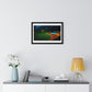 Dystopian Pool Scene II Photorealistic Art Style 'Designed by AI' Framed Print