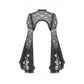 Dark in Love Belladonna Lace-Bell Sleeve Goth Shrug