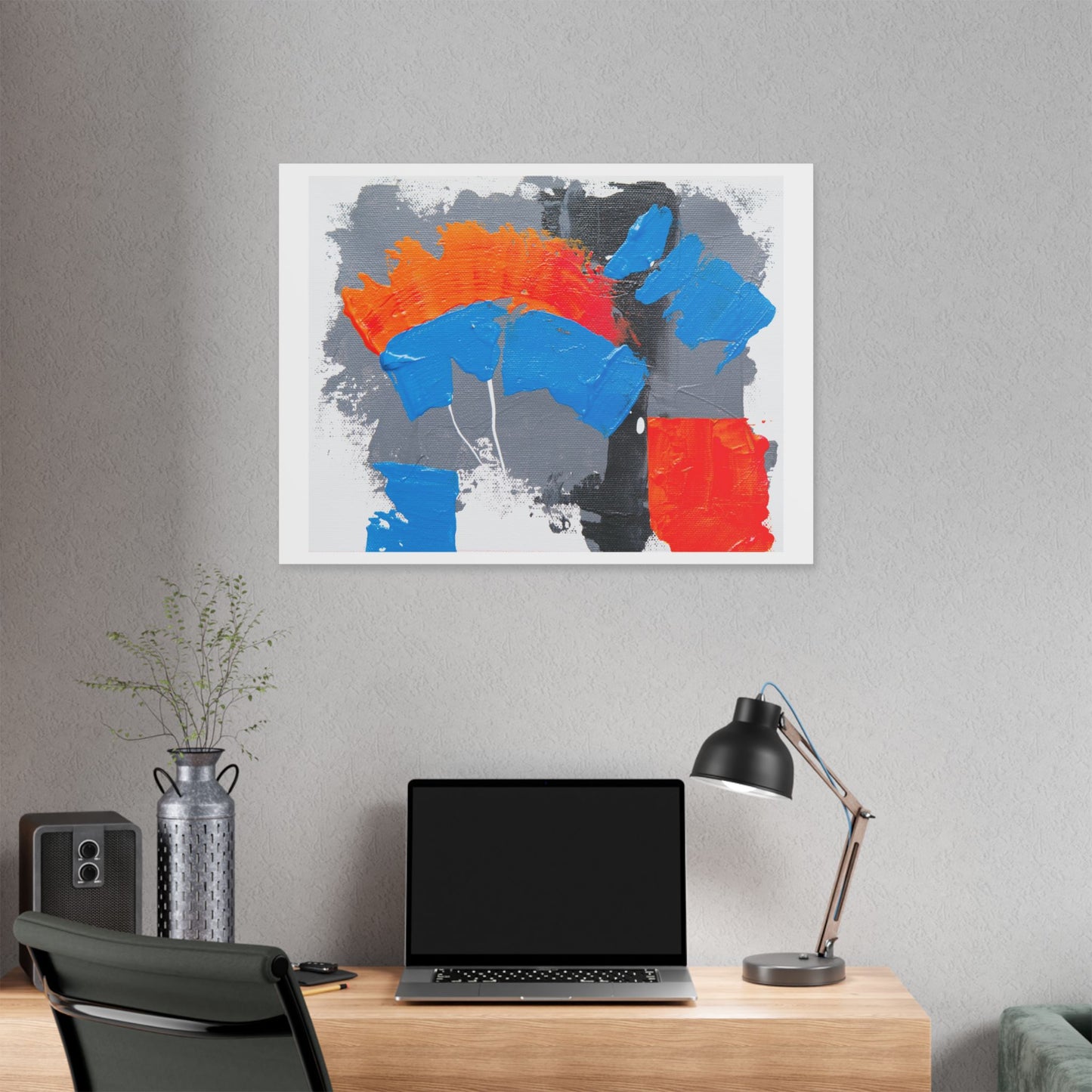 Bold Abstract Palette Knife Painting II, Canvas Art Print