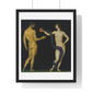 Adam and Eve (circa 1920) by Franz von Stuck, from the Original, Framed Art Print