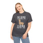 Pyjama Llama Heavy Cotton T-Shirt Quirky Women's Men's