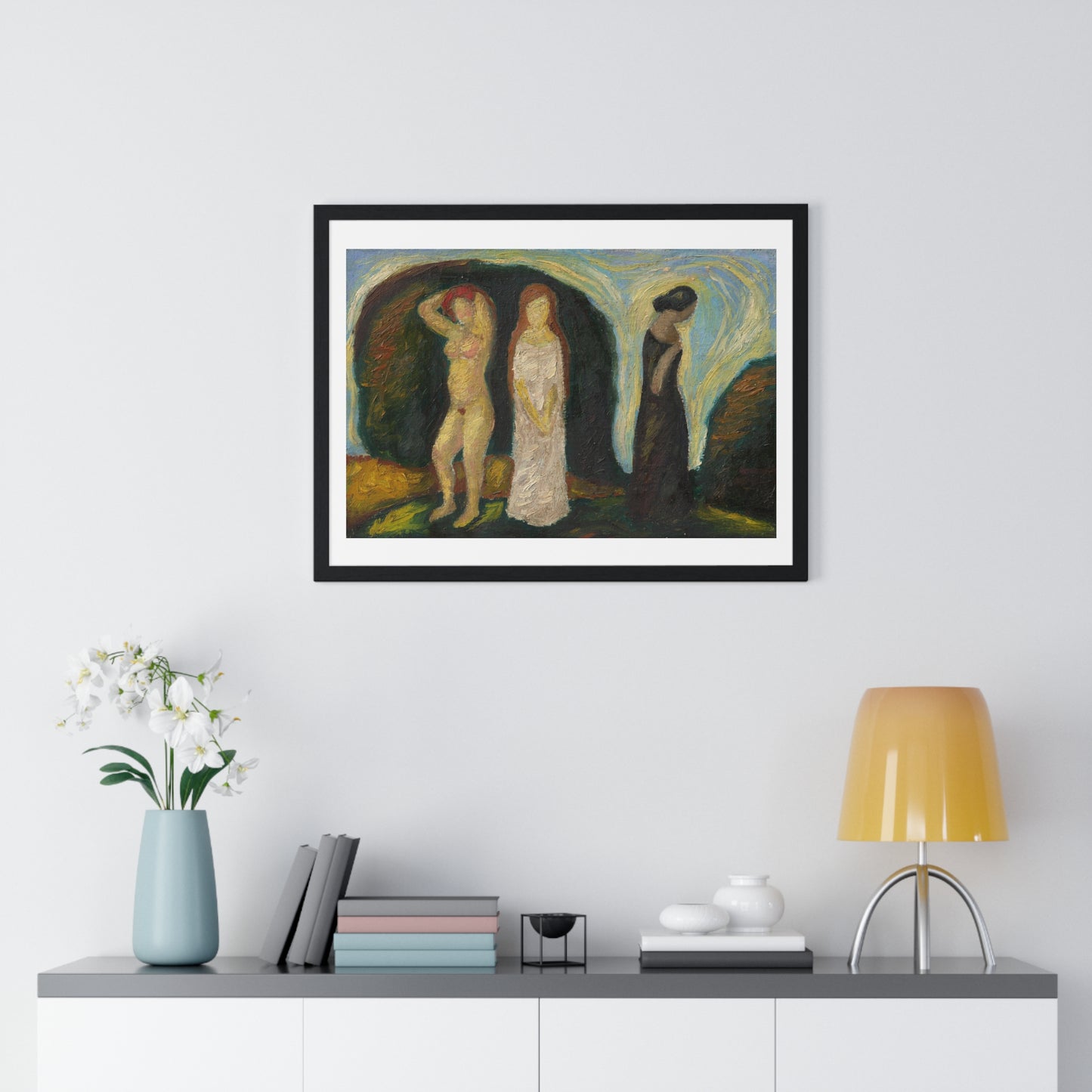 The Three Stages of a Woman's Life, by Mikuláš Galanda, from the Original, Framed Art Print