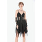 Dark in Love Punk Sleeveless Spiked Dress
