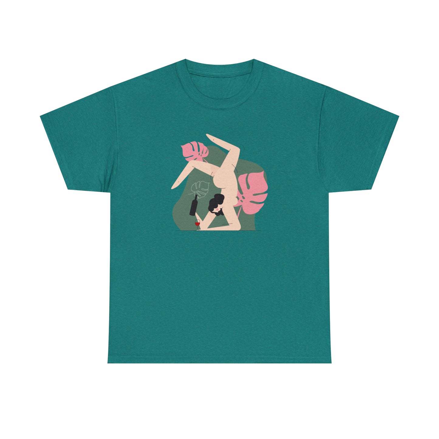 Chill Vibes, Naked Yoga Cotton T-Shirt