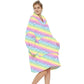 Extra-Large Printed Warm Layabout Blanket Hoodie