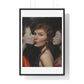 First Love Yourself, Portait Art 'Designed by AI', Framed Art Print