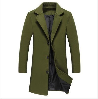 Men's Classic Woollen Crombie Coat