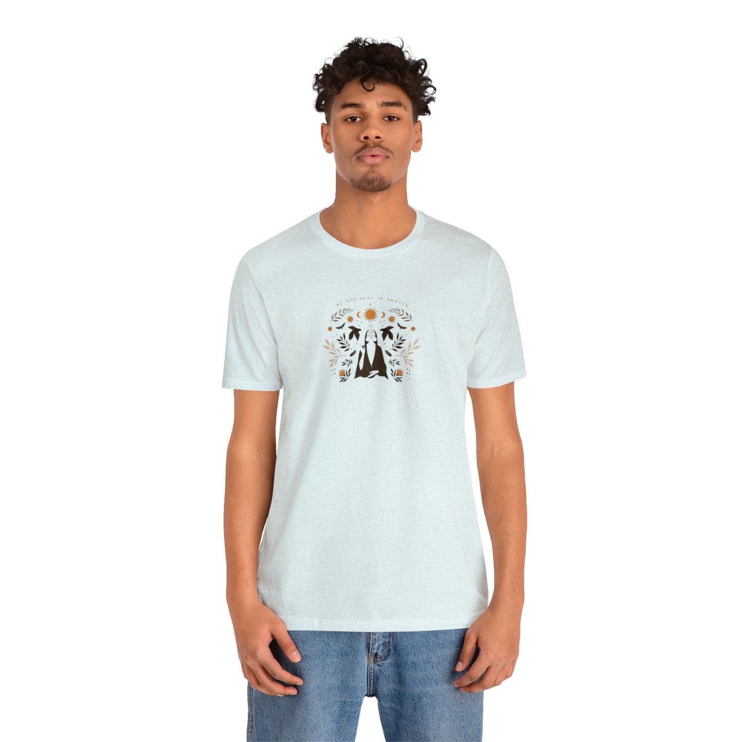 We are Here to Awaken From the Illusion of Separateness, Unisex Jersey T-Shirt