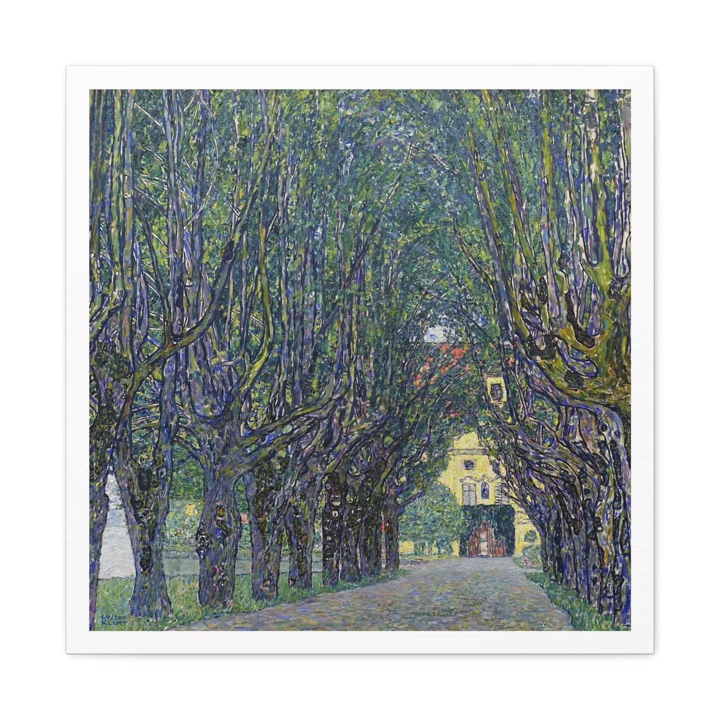 Allee at Schloss Kammer (1910) by Gustav Klimt, from the Original, Art Print on Canvas