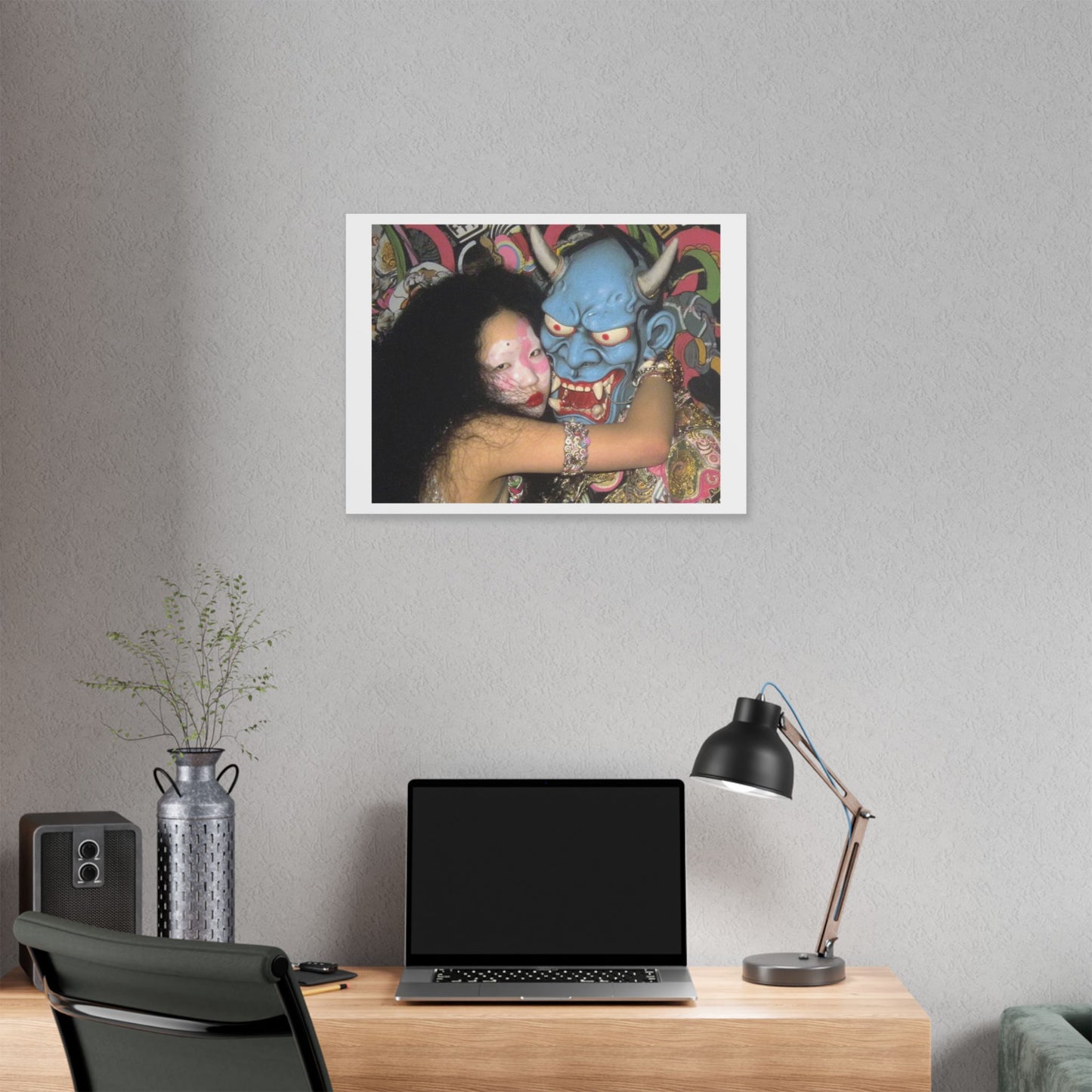 Psychedelic Japan IV Abstract Art 'Designed by 'AI Canvas Art Print