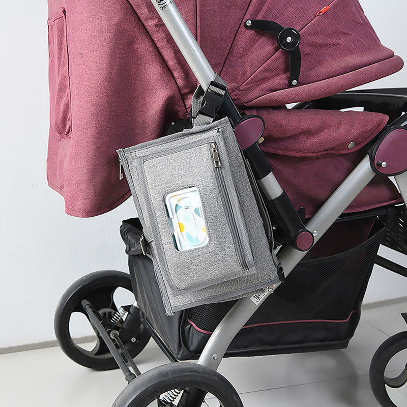 Portable Baby Nappy Pad, Multifunctional Outdoor Travel Folding Diaper Bag