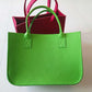 Tough Felt Shopping Bag Portable Tote, Candy Colours