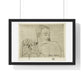 Portrait of Arthur Roessler (1922) by Egon Schiele, from the Original, Framed Art Print