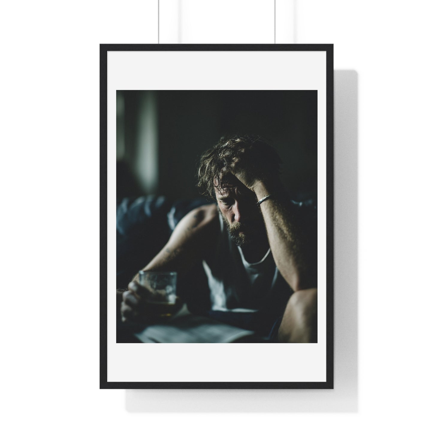 Raw Art 'Designed by AI' Framed Art Print