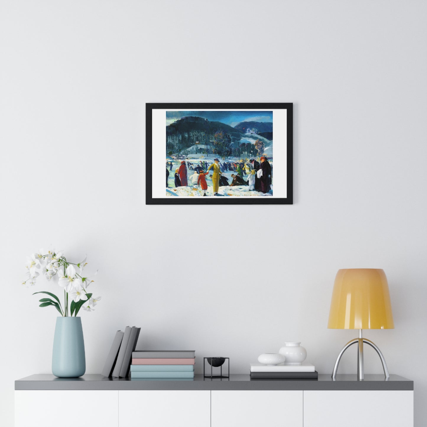 Love of Winter (1914) by George Wesley Bellows, from the Original, Framed Art Print