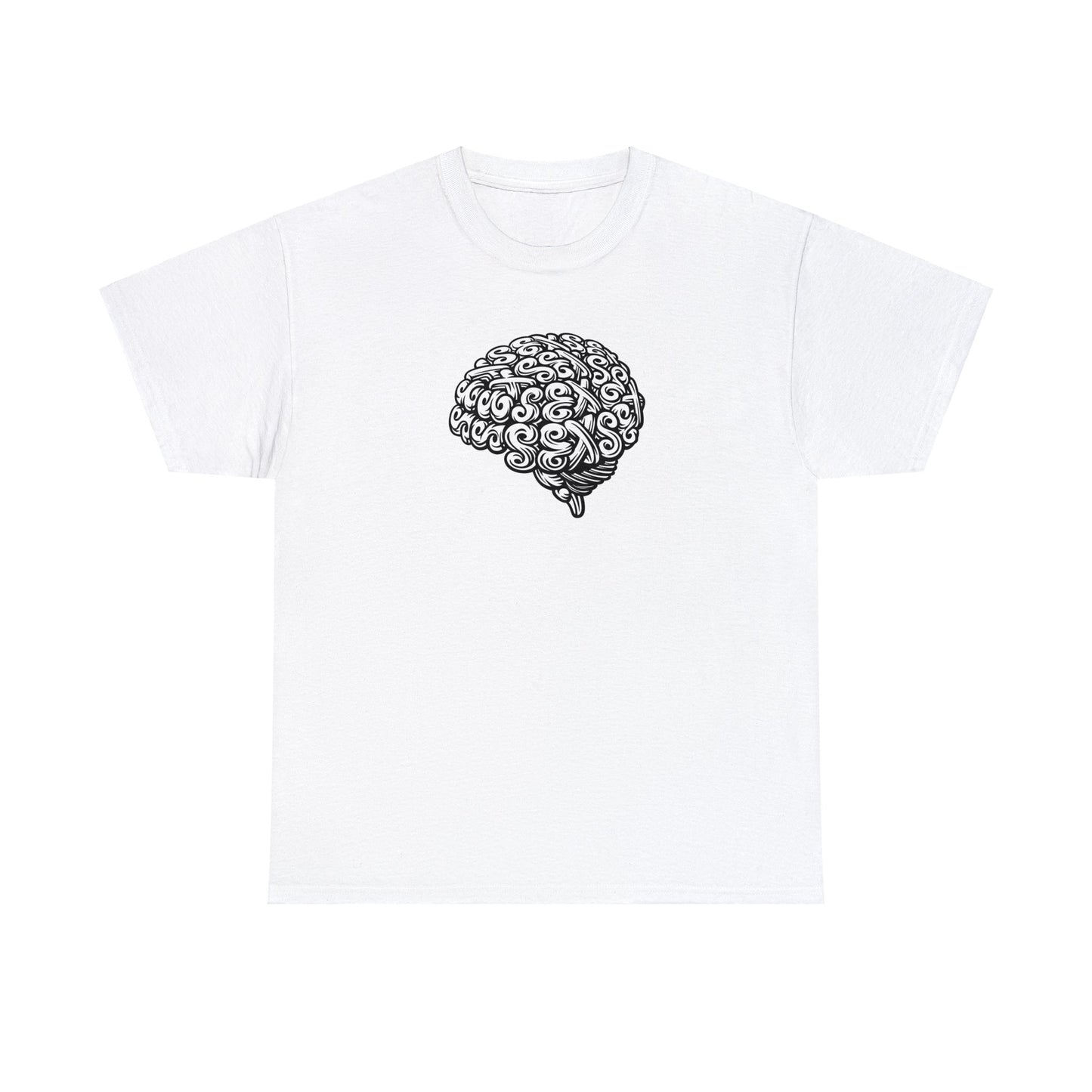 Sex Brain, Abstract Graphic Cotton T-Shirt