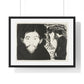 Jealousy I (1896) by Edvard Munch, from the Original, Framed Art Print