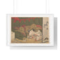 Lovers Beneath a Mosquito Net (18th Century) by Suzuki Harunobu, from the Original, Framed Print